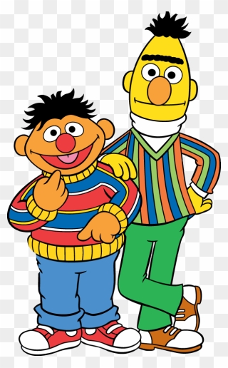 #sesamestreet #sesamstraat - Sesame Street Bert And Ernie Cartoon Clipart