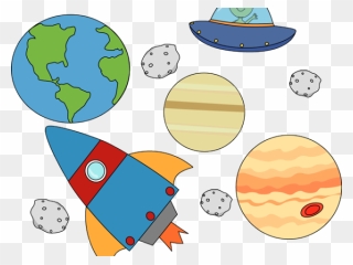 Transparent Cartoon Planet Png - Space Cliparts