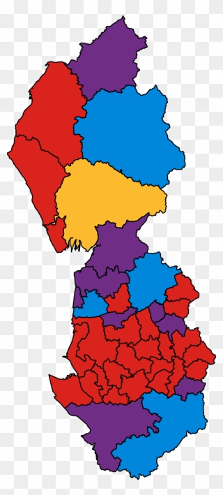 North West Uk Constituencies Clipart