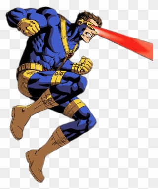 X Men Cyclops Light Energy - Xmen Cyclops Comic Art Clipart