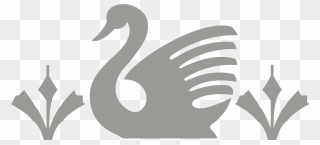 Swan Clipart Black And White , Png Download - Transparent Black Swan Icons