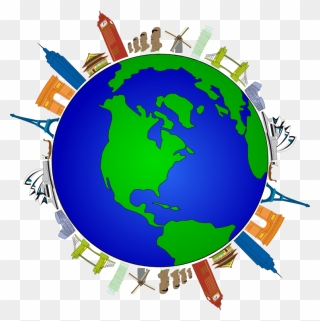 Human Behavior,globe,earth - Clipart Globe - Png Download