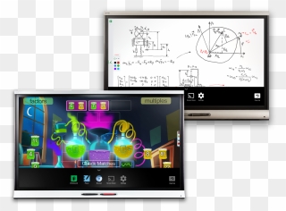 Smartboard Drawing Baord - Interactive Whiteboard Clipart