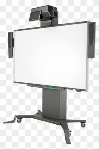 Whiteboard Vector Board Smart - Smart Board With Stand Clipart