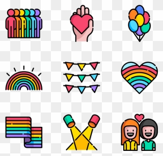 Lgbt Icon Transparent Background Clipart