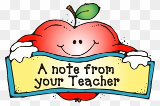 Note From Your Teacher Clipart - Png Download