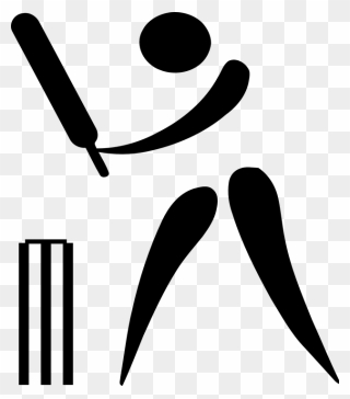 Match Clipart Cricket Man - Cricket Clip Art - Png Download