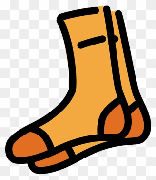 Socks Emoji Clipart - Sock Emoji - Png Download