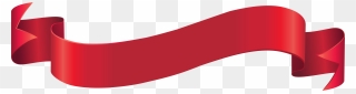 Png Red Clipart - Red Ribbon Banner Png Transparent Png