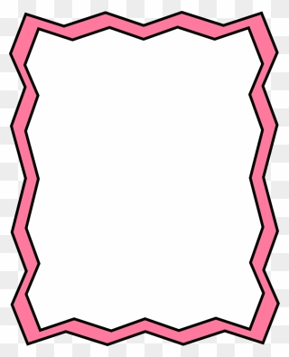 Pretty Frame Png - Border Design Hello Kitty Clipart