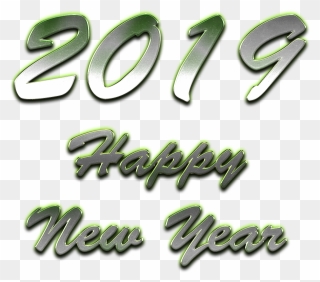 Transparent Happy New Year Clipart - Metal - Png Download
