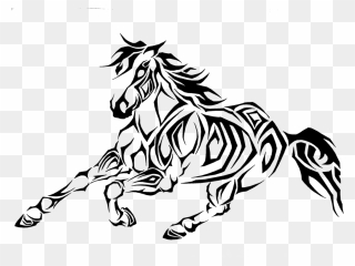 Mustang Barrel Racing Drawing Zebra Clip Art - Zebra Racing Logo - Png Download