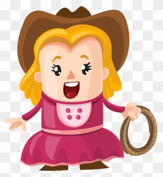 Cowgirl Clipart - Country Western Dress Up Day - Png Download