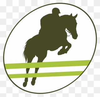 Horse Racing Equestrian Clip Art - Horse Jumping Silhouette Free - Png Download