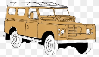 Collection Of Free Cars Drawing Detailed Download On - Land Rover Defender Clipart - Png Download