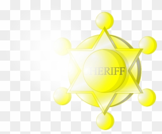 Sheriff Star Celso Junio - Sheriff Clipart