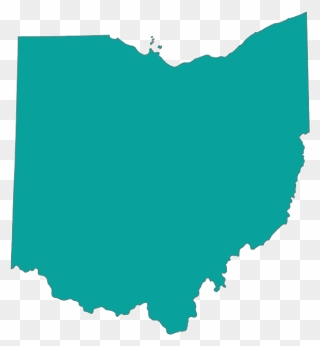 Picture Frames Clip Art - Ohio District Map 2019 - Png Download