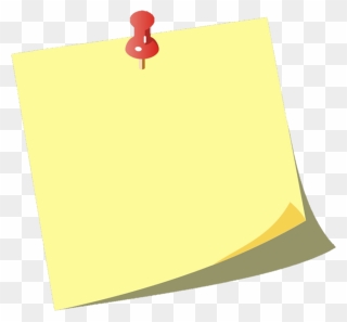 Post It Clipart Notice Board, Picture - Blank Paper Clip Png Transparent Png