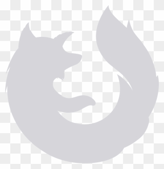 New Firefox Logo White Clipart