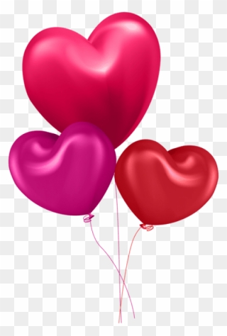 Free Png Download Balloon Hearts Transparent Png Images - Transparent Background Heart Balloons Png Clipart