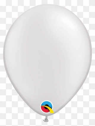 Pearlized White Latex Balloon - Balloon Light White Png Clipart