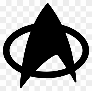 Communicator Star Trek Badge Computer Icons Symbol - Star Trek Next Generation Communicator Badge Clipart
