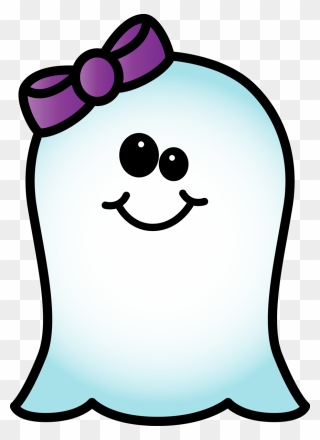 Cute Ghost Halloween Clipart - Png Download