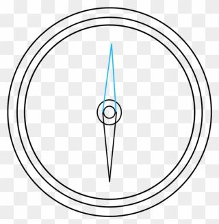 How To Draw A Compass - Perseru Serui Clipart