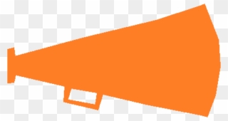 Orange,line,angle - Orange Megaphone Clipart - Png Download