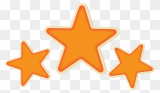 Star Clip Art Star Cluster Free For Download On Rpelm - Three Stars Cartoon - Png Download