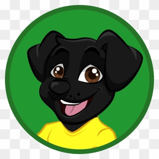 Dog Catches Something Clipart