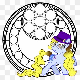 Svg Black And White Download Mlp Stained Glass Coloring - Doctor Whooves Coloring Pages Clipart