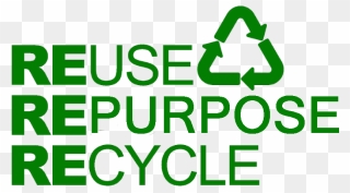 Recycling And Repurposing Sign Clipart