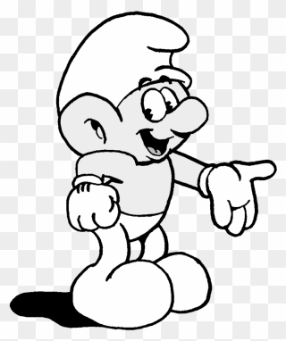 Jpg Freeuse Smurf In Early S Fleischer Art Style - Smurfs Black And White Clipart