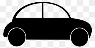Simple Car Silhouette - Car Silhouette Clipart