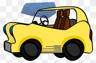 Yellow Cartoon Car Png, Svg Clip Art For Web - Cartoon Small Car Png Transparent Png