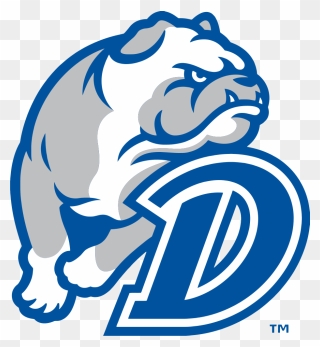 Drake University Colors - Drake Bulldogs Logo Clipart