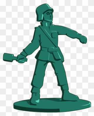 Soldier Silhouette Clipart, Vector Clip Art Online, - Toy Soldier Clipart - Png Download