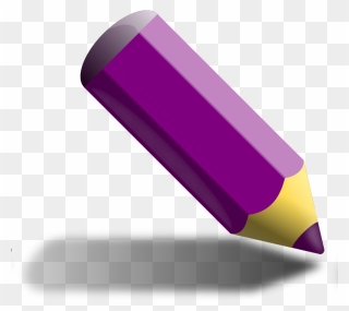 Violet Pencil Png Images - Blue Color Pencil Clipart Transparent Png