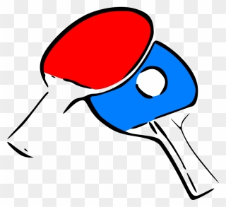 Ping Pong Cartoon Paddle Clipart