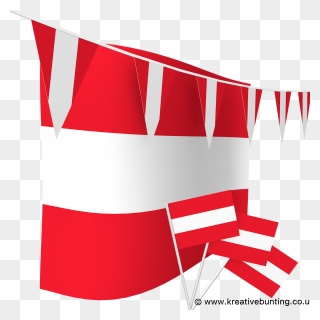 Austria Football Bunting & Flags Bundle - Flag Clipart