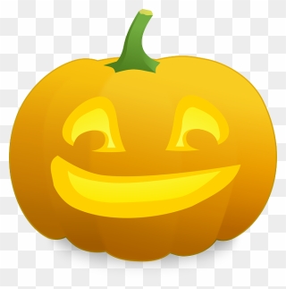 Laughing Pumpkin - Sad Jack O Lantern Clipart