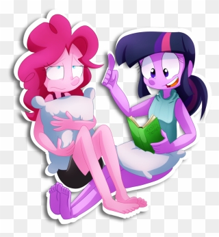 Clipart Girl Sleepover - Pregnant My Little Pony Base - Png Download