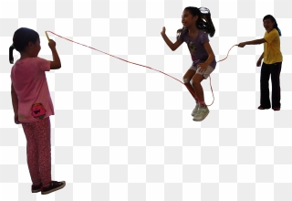 Transparent Jump Rope Png - Kids Playing Jump Rope Png Clipart