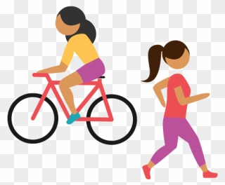 Fitness Clipart Physical Activity - Road Bicycle - Png Download