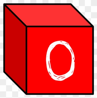 Number Block, Zero, 0, Red - Circle Clipart