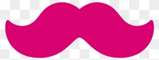 Stache Fill - Lyft Pink Mustache Logo Clipart