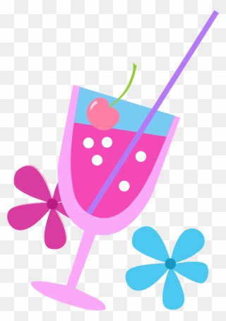 Pink Cupcake Clipart - Ladies Drink Clip Art - Png Download