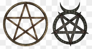 Pentacle Wicca Pentagram Altar Witchcraft - Pentacle Png Clipart