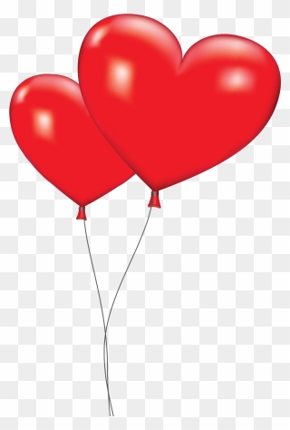 Heart Balloons Clipart - Png Download